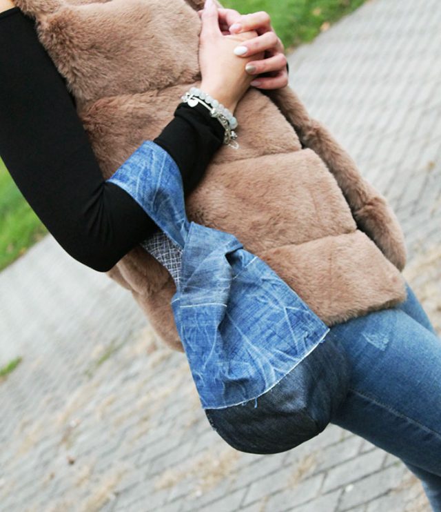 Patchwork Detail Denim / Random Selection main image 0