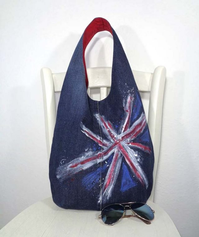 Classic hobo bag - Make it in denim Denim hobo bag DIY