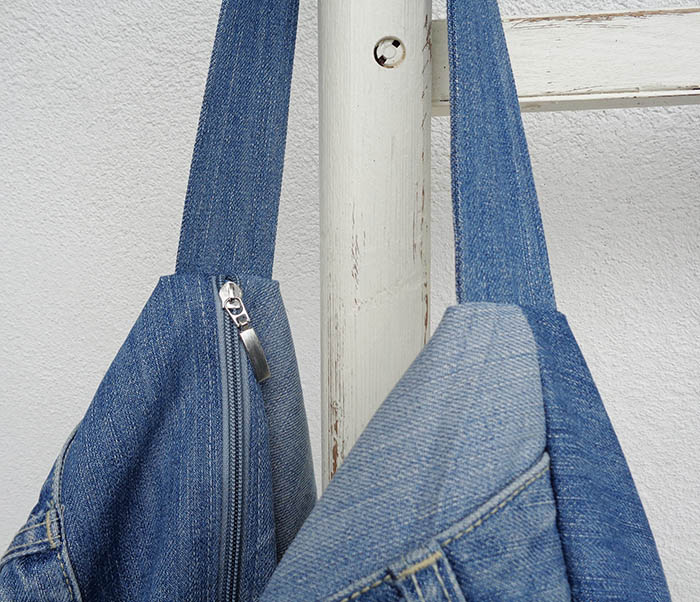 Zipped bag pattern and tutorial download - Make it in denim