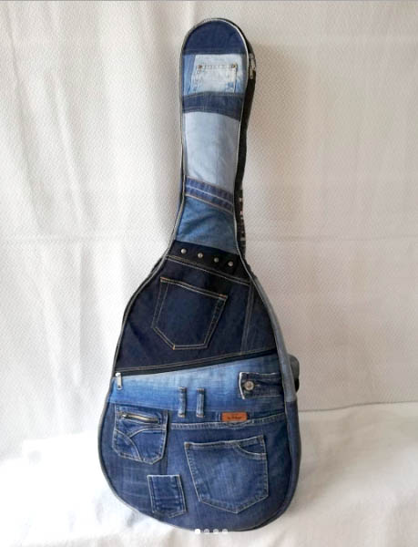 How to make an easy Guitar Strap for a bag. - The Folk Art Factory
