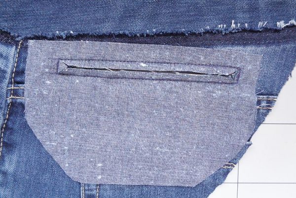 Zipper pocket tips - Make it in denim