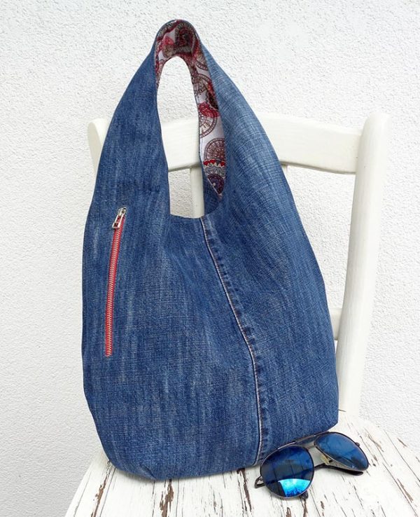 Classic hobo bag - Make it in denim