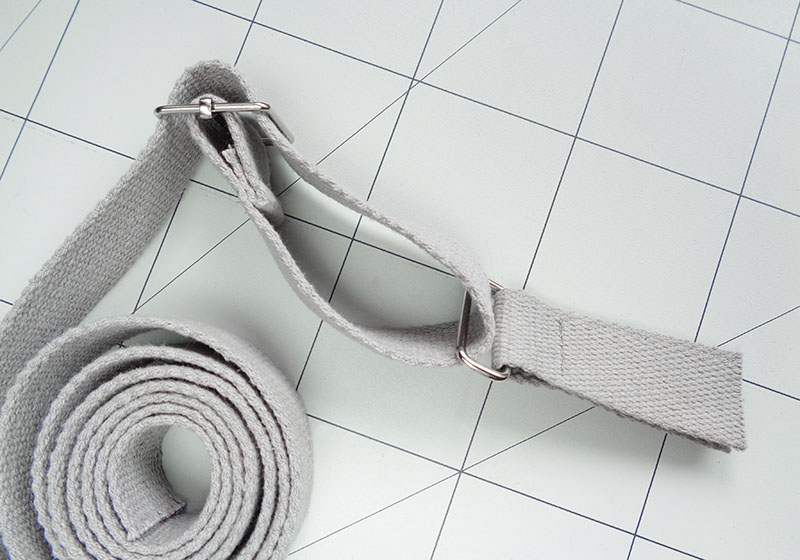 How to make and adjustable strap from webbing free lesson