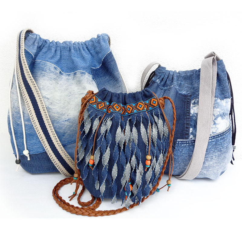  Fairy Grunge Boho Tote Bag Y2K Vintage Denim Messenger Bag  Hippie Crossbody Bag Purse Goth Bag Clothes Accessories (Blue,Large) :  Clothing, Shoes & Jewelry