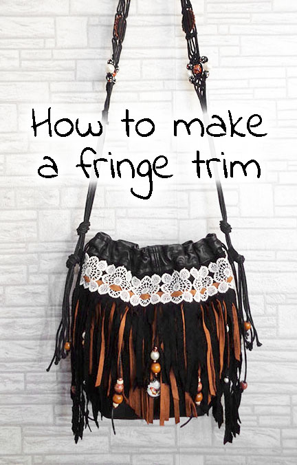 How to make a fringe trim