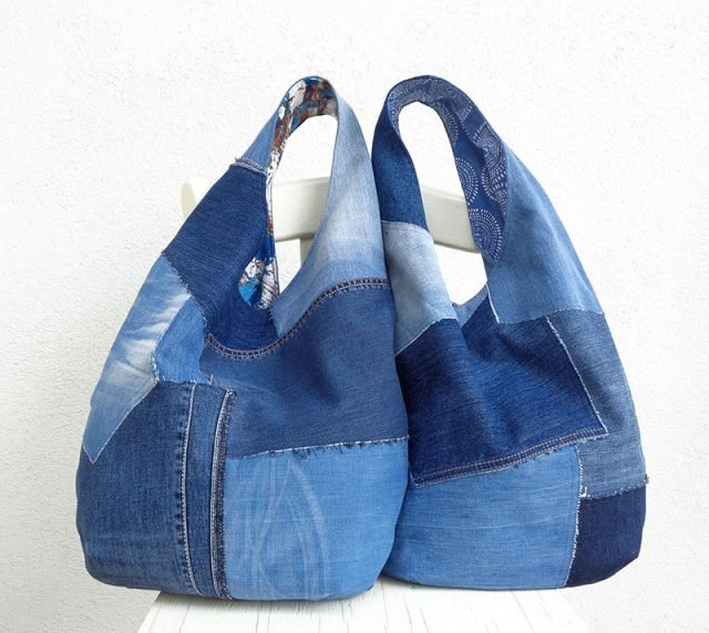 Crazy patchwork - Make it in denim - Easy sewing for beginners