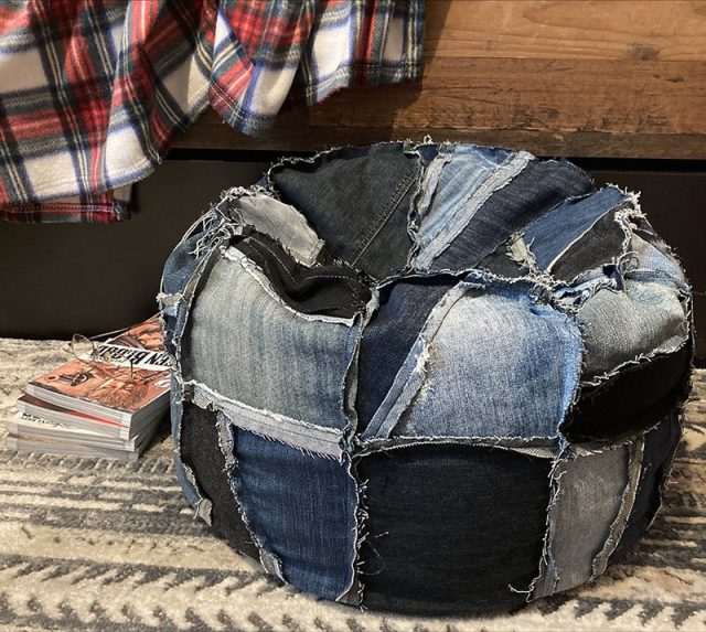 Pull À Revers Style Patchwork