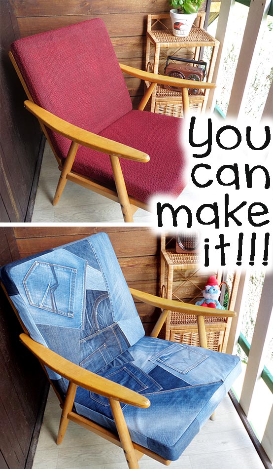 How to make chair seat covers with zipper
