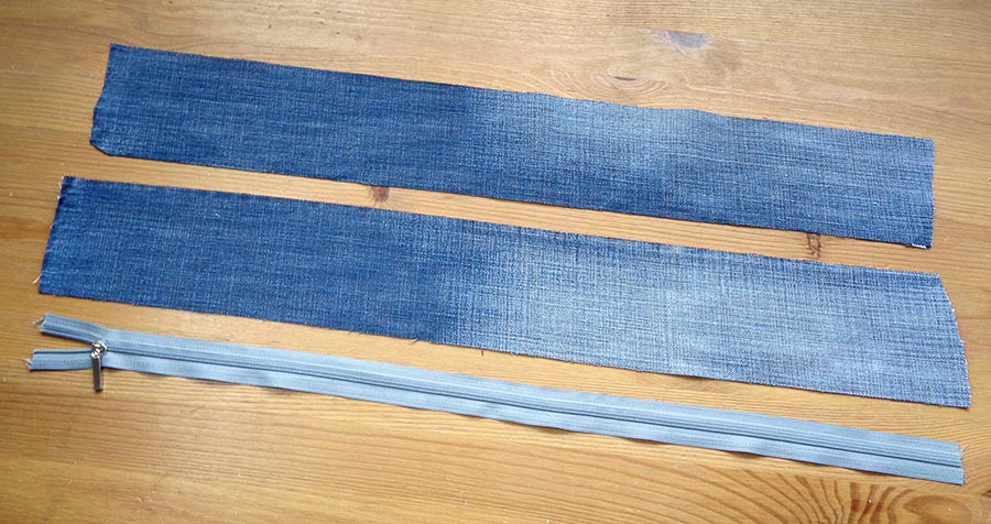 How to sew zipper
