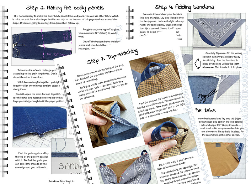 Bandana Bag sewing tutorial