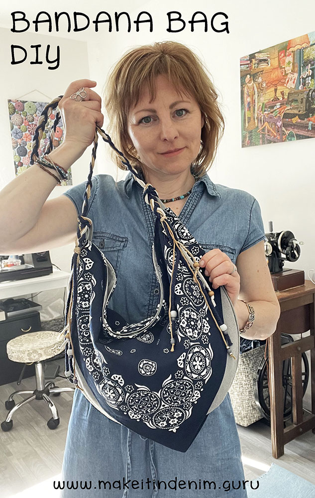 Bandana bag pattern and tutorial download - Image 4